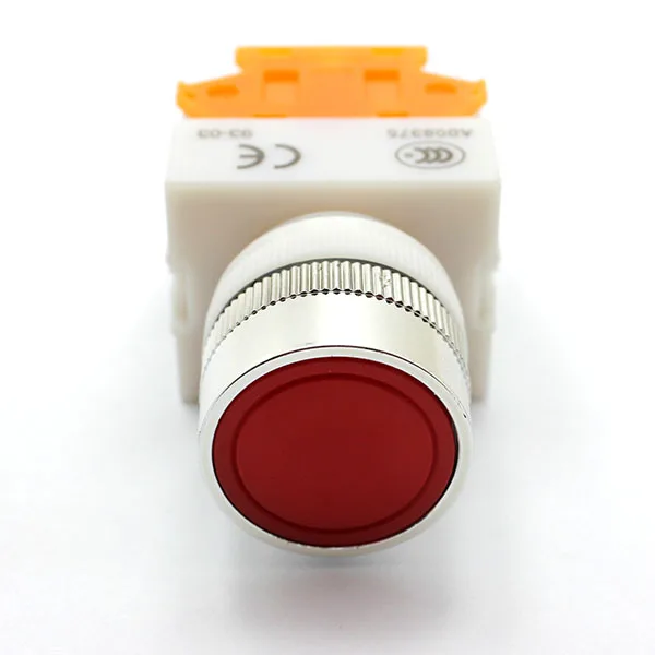 

22MM Emergency Stop ON/OFF Switch Flat Momentar Push Button Controller 1 NO 1NC
