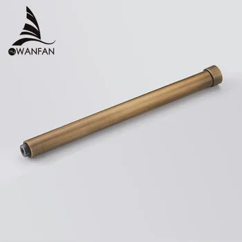 

Shower Mounting Brackets 12" 30 CM Solid Brass Antique Round Bathroom Shower Faucet Pipe Extension Tube Bar Shower Holder Arm