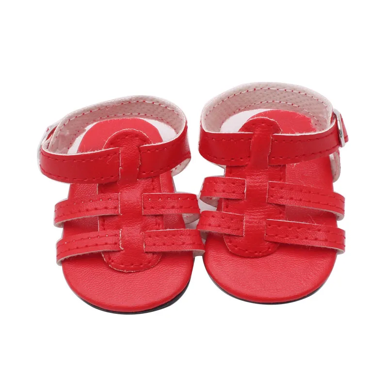18 American girl dolls of the shoes Leather shoes sandals high heels children Christmas gift free