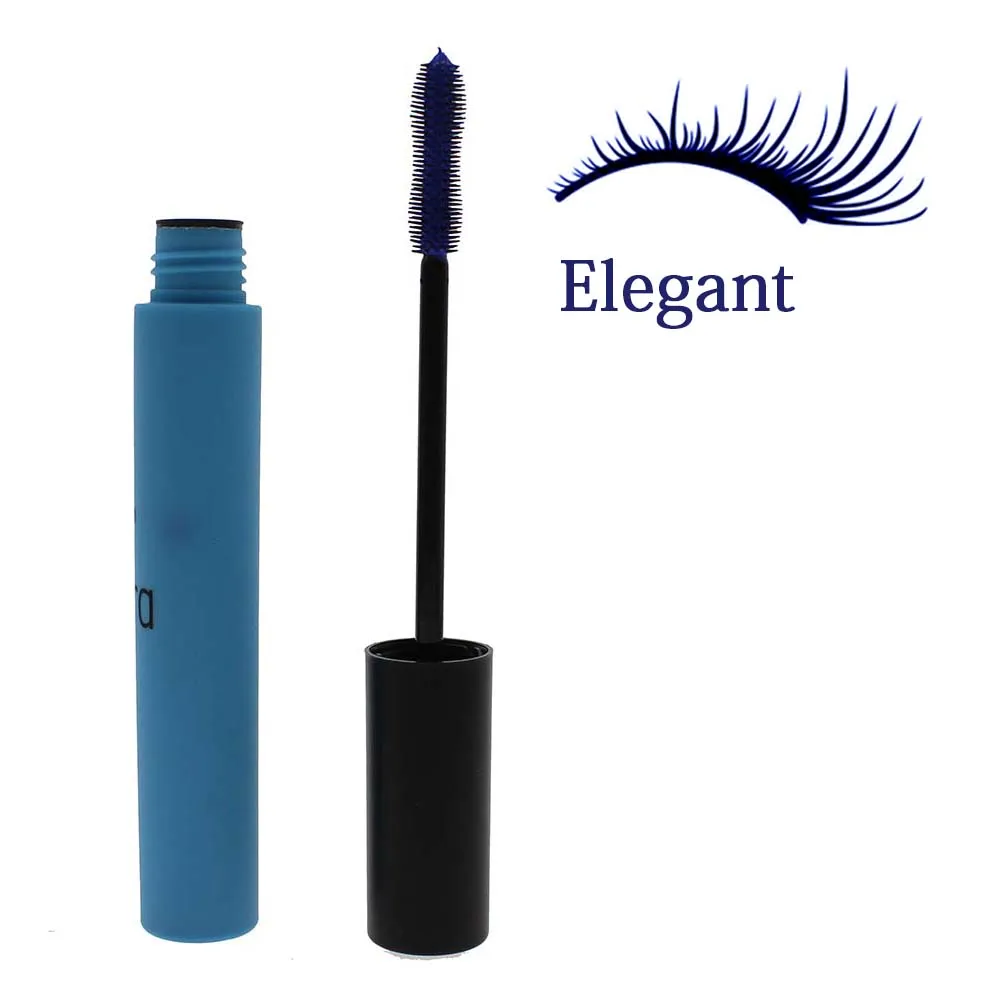 Beauty Eye Make-up стойкий водонепроницаемый подкручивающий ресницы удлиняющий плотный тушь для ресниц - Цвет: Синий