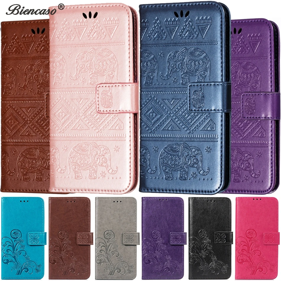 

Elephant Phone Case For Samsung Grand Prime Pro Card Slot Covers For Samsung Galaxy J3 Prime J5 Pro 2017 J7 Next J4 Plus J6 2018