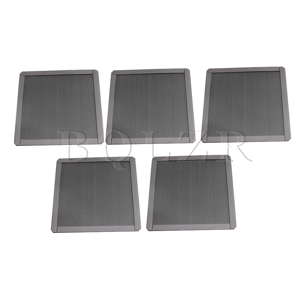 

BQLZR 140mm in Length Black Magnetic Dust-proof Filter Mesh for PC Computer Chassis Cooling Fan Pack of 5