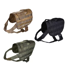 Тактический Полицейский K9 военные собаки жгут жилет нейлон Молл Охота патруль военной Training Pet жилет Костюмы