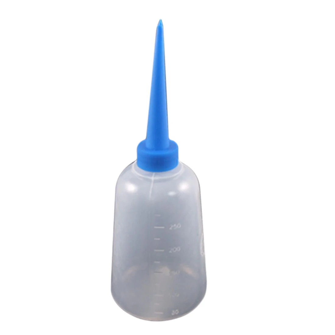 

250ml Clear White Blue Plastic Liquid Glue Applicator Bottle