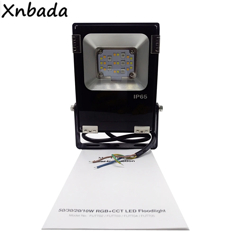 Светодиодный прожсветильник Тор Mi светильник RGB + CCT 10 Вт 20 30 50 2 4 ГГц WIFI IBOX / RF пульт