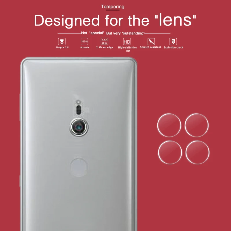 Защитная пленка для задней камеры Sony Xperia XZ2 Compact Premium H8216 H8266 H8276 H8296 H8314 H8324|Защитные