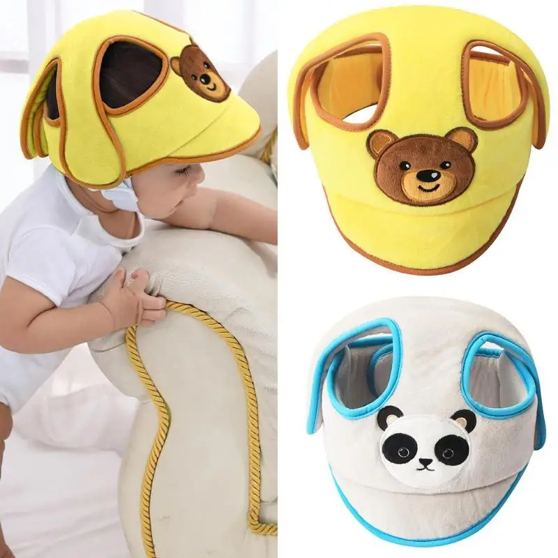 

Baby Safety Anti-fall Head Protection Cap Infant Walking Adjustable Anti-collision Helmet Hat Soft Toddler learns to walk Caps