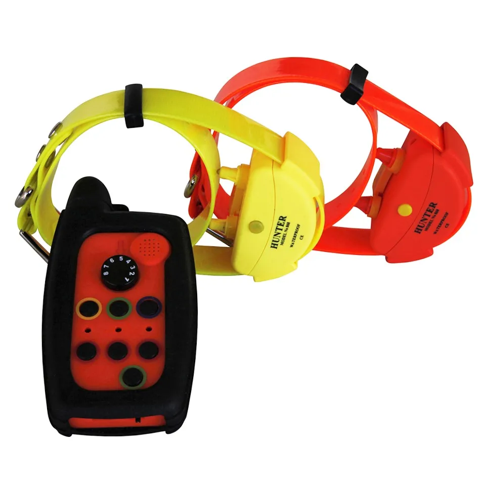 WATERPROOF DOG TRAINING COLLAR RANGE UP TO 2000 METERS 2 DOGS
