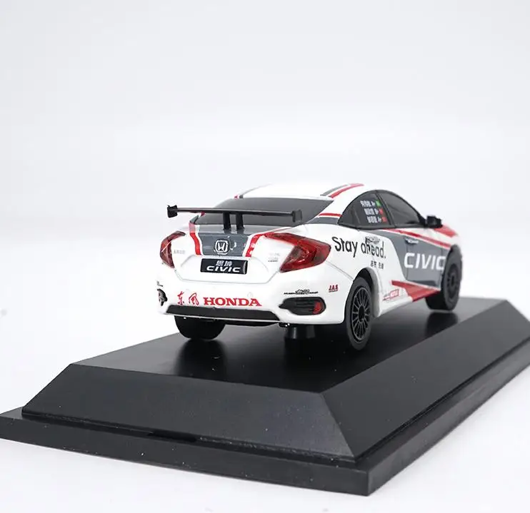 Оригинальные 1:43 Масштаб сплава гоночная модель, высокая моделирования Honda Civic, металлические отливки, коллекция модель игрушечного автомобиля