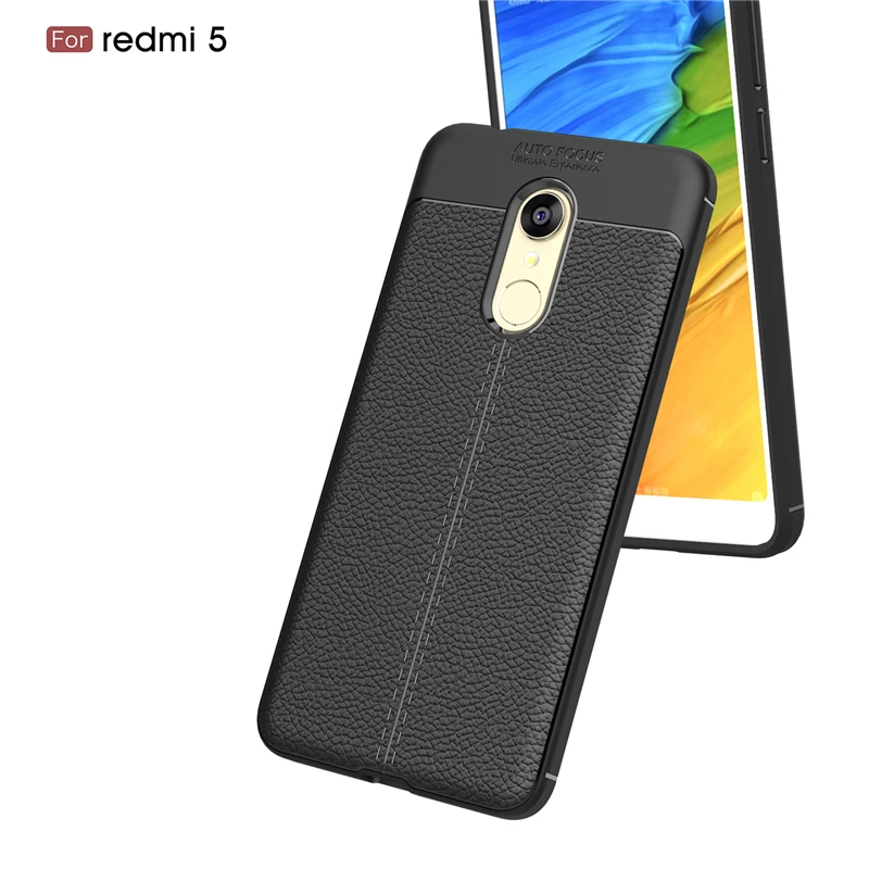 Leather Soft TPU Cover Case for Xiaomi Redmi 5 5A (6)