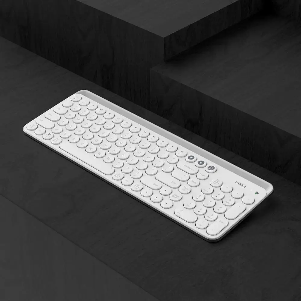 Xiao mi IIW Bluetooth Двухрежимная клавиатура MWBK01 104 клавиш 2,4 ГГц мультисистемная Совместимость mi Беспроводная портативная клавиатура