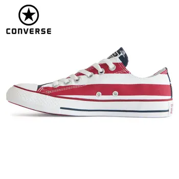 

NEW Original CONVERSE The national flag design shoes All Star man women unisex low sneakers Skateboarding Shoes M3494