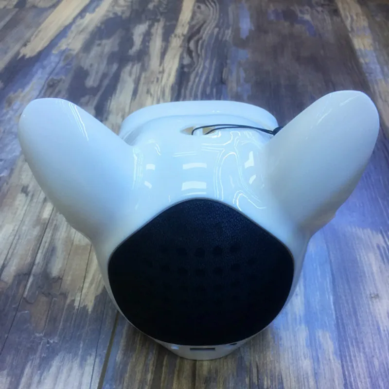 Модный беспроводной динамик Aerobull Dog Head Bluetooth 4,1 с ремешком бульдог, Bluetooth, HIFI сабвуфер, поддержка u-диска, TF карта