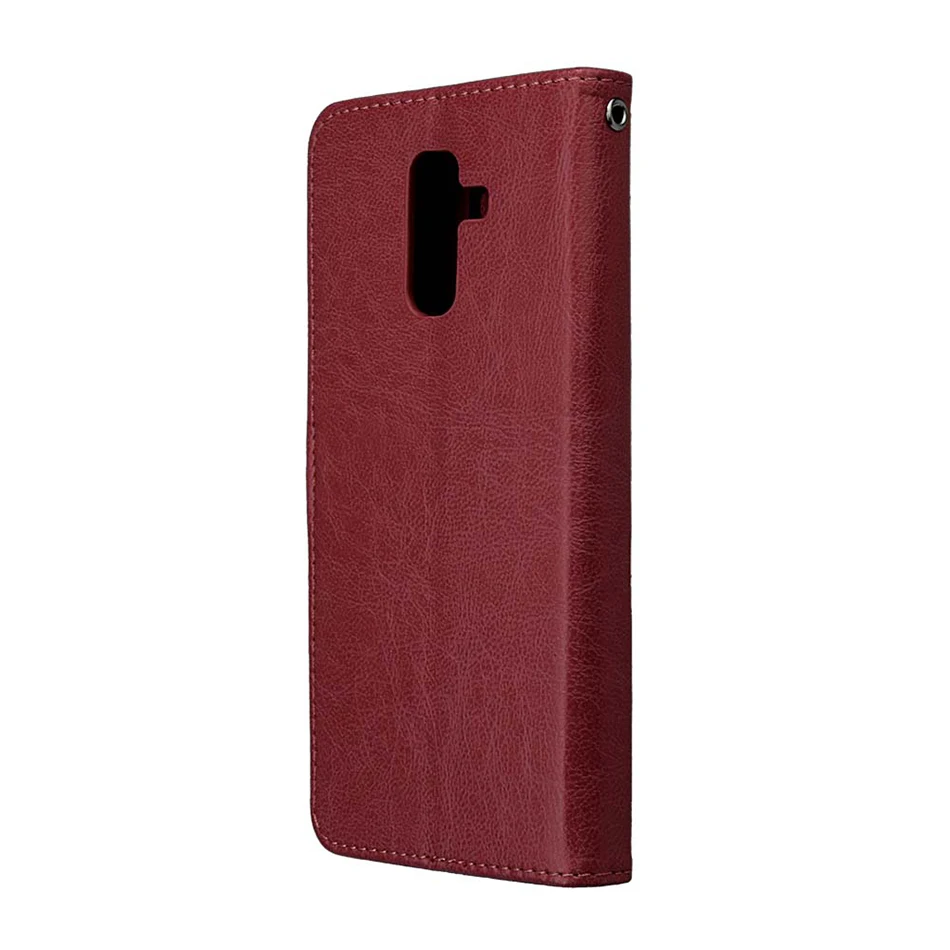Однотонный кожаный чехол для Samsung Galaxy J8 J7 Duo MAX Perx J6 2018 J4 J5 Pro J3 Star J2 Prime J1 Mini J120F G532