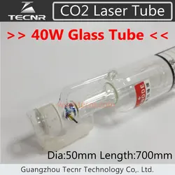 40 Вт CO2 Стекло лазерной трубки 700 мм для CO2 лазерной гравировки, резки