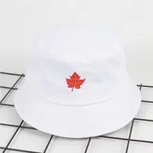 Кленовые листья, Панама, унисекс, Bob cap s, хип-хоп, Gorros, мужская, wo, летняя Панама, Кепка для пляжа, солнца, рыбалки, boonie Hat chapeau