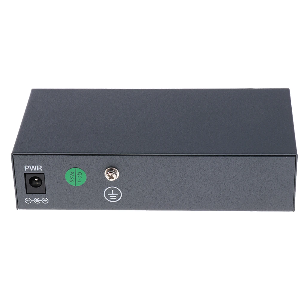 6 Port 10/100Mbps 4 POE Port & 2 Uplink Power Over Ethernet Switch Adapter