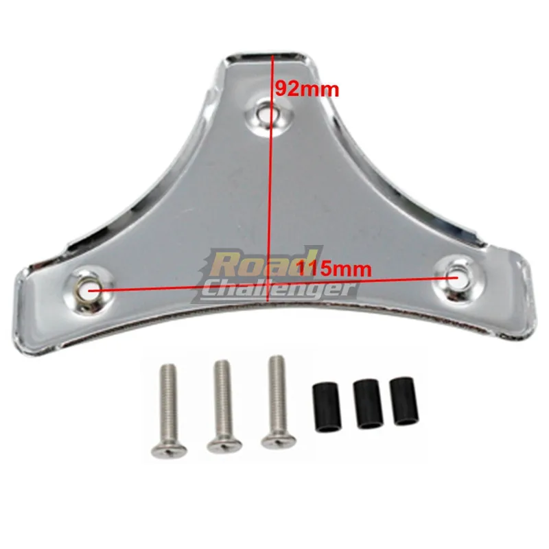 Мотоциклетный глянцевый черный Сисси Бар спинки Pad Mount Kit w/для Harley Touring Street Electra Glide CVO FLHT 1997