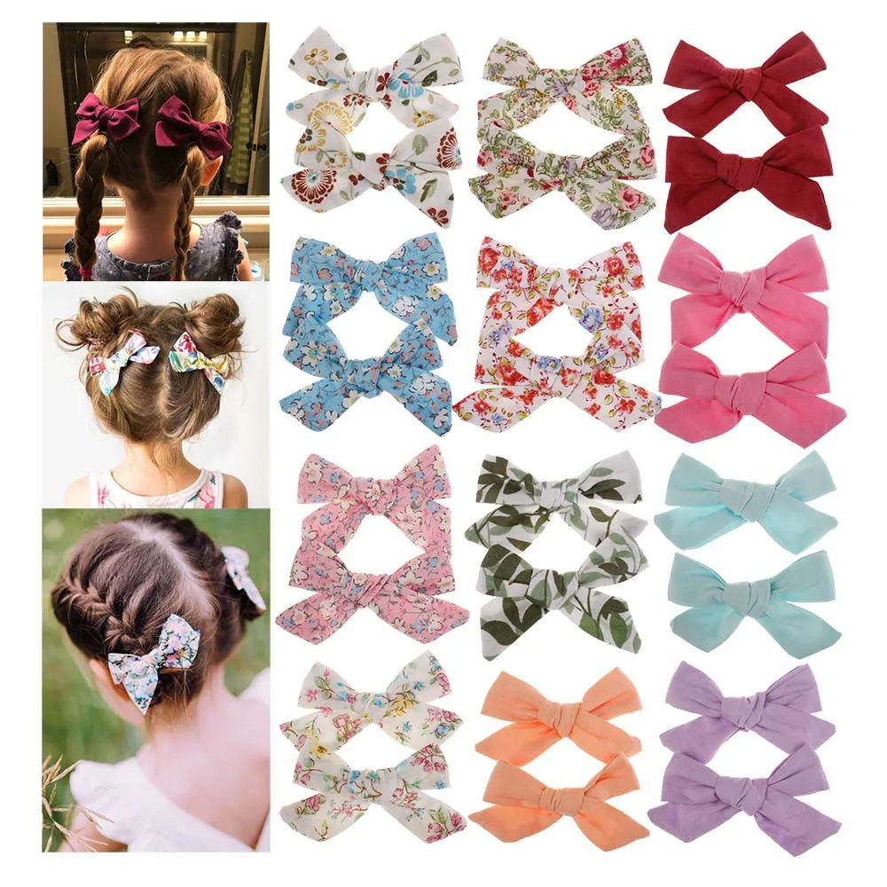 tiny pearl ball decorated hair clip bow circle flower pattern hair accessory