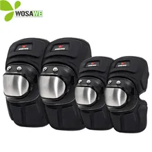 WOSAWE наколенники для мотоцикла EVA Защитное снаряжение защита для локтевого Рычага Набор для дорожного велосипеда роликовые хоккейные лыжи сноуборд наколенники