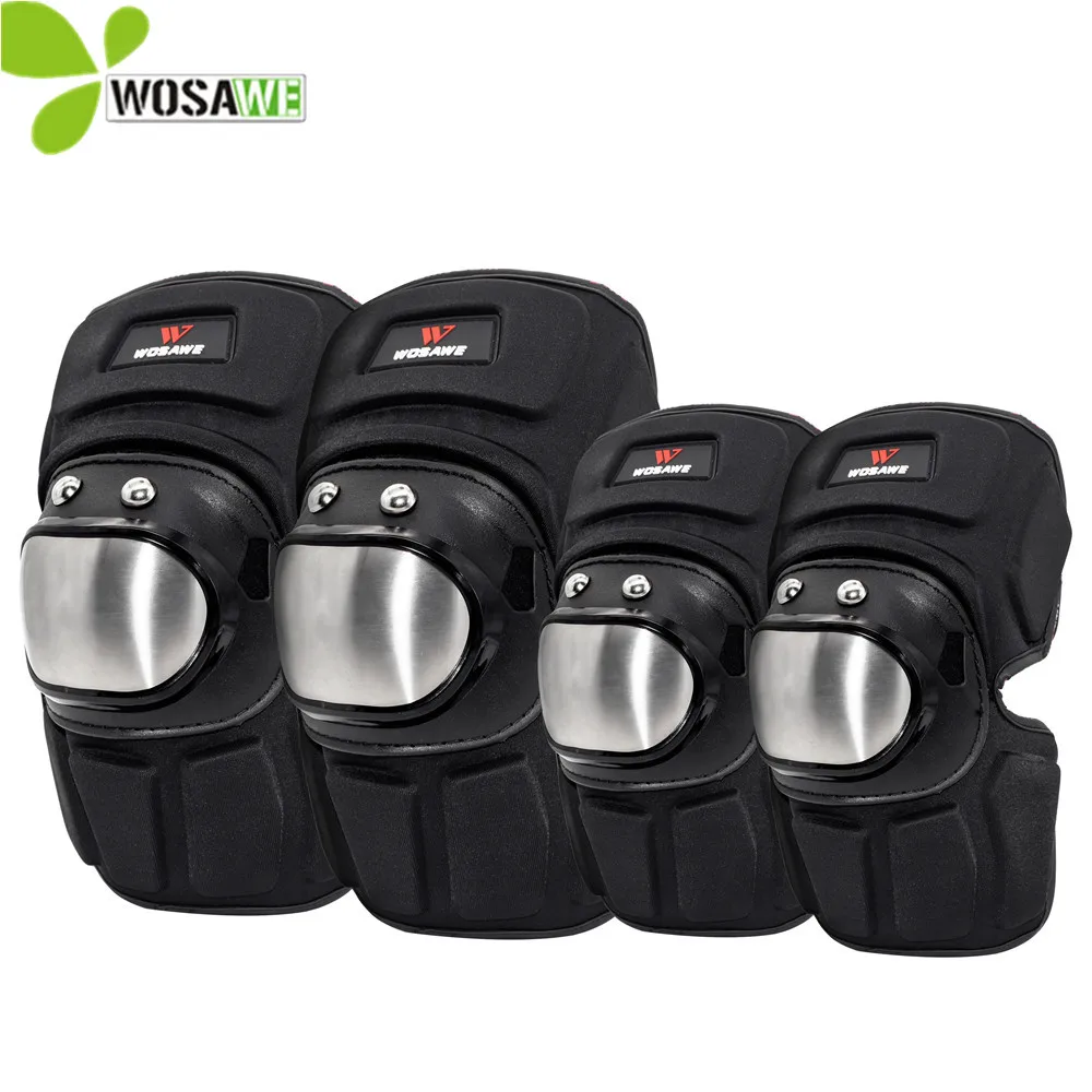 

WOSAWE Motorcycle Knee Pads EVA Protective Gear Elbow Arm Protection Sets Road MTB Bike Cycling Hockey Snowboard Knee Protector