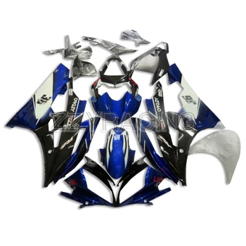 

Injection Fairings Kit for Yamaha YZF-600 R6 2006 2007 Complete ABS Plastic Body Kit 06 07 Blue Black New Hulls Cowlings