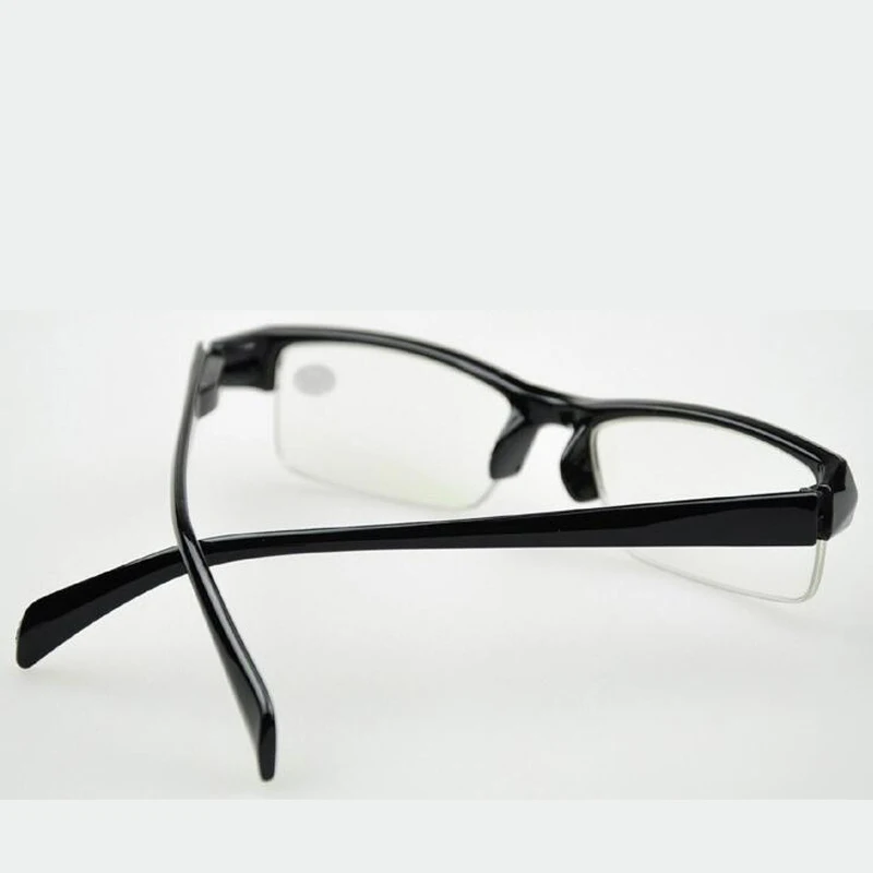 Мужские и женские модные очки с полуоправой, очки для близорукости, новые линзы из смолы, очки с градусом-1,0-1,5-2,0-2,5-3,0-3,5-4,0