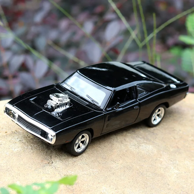 

Very cool 1:32 Dodge Charge alloy model,simulation die cast metal sound and light back force US muscle car model,free shipping
