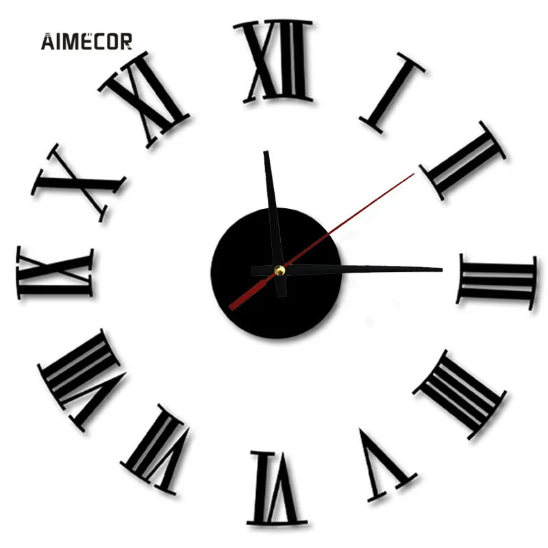 Aimecor роскошные римские модные настенные Креативные украшения большие цифровые DIY