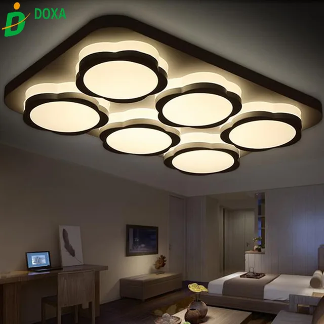 Hot moderna ha condotto le luci del soffitto per soggiorno acrilico ... Plafoniere moderne per cucina