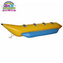 PVC material water sport equipment inflatable banana boat for sale