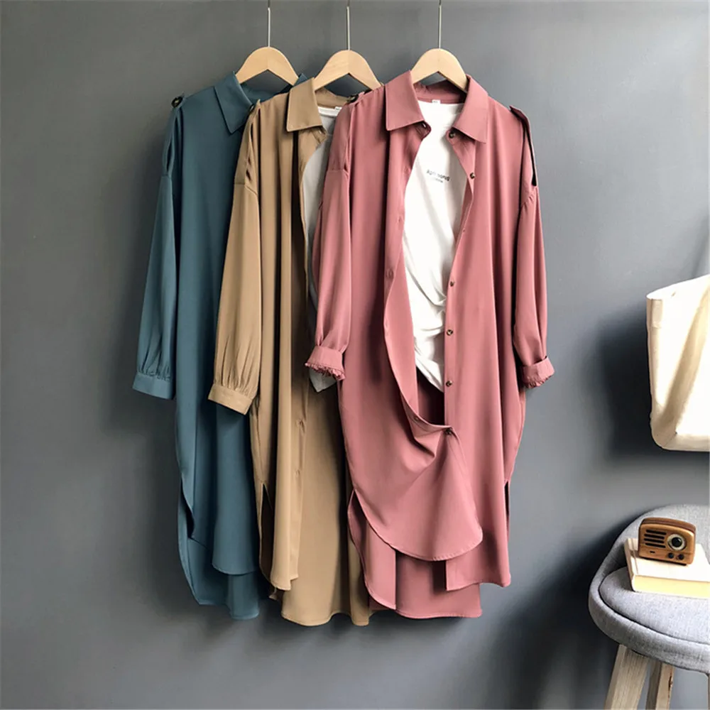 All Match Casual Long Blouse Shirt Women 2018 Autumn Women Long Sleeve Shirts Blouse High quality loose Blouse Tops (3)