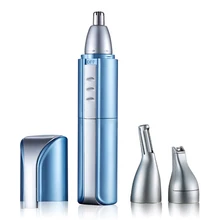 Men Electric Nose Hair Trimmer Ear Face Shaving Scissors Scraping Women Eyebrow Water Resistant Shaver Hair Cutting USB Charge