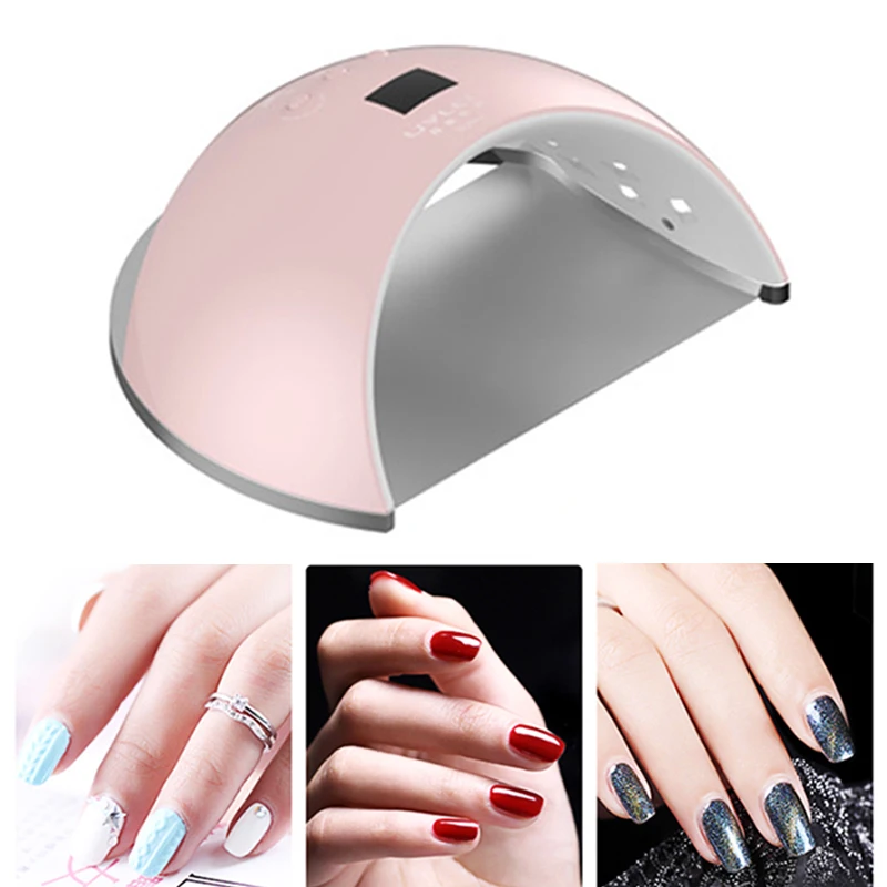 

2 Light Source SUN6 LED UV Nail Lamp Professional Led Nail Light Dryer Lamp US Plugs Manicure Tool 2 Colors