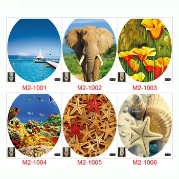 

1Pcs Landscape 3D toilet Stickers Bathroom decorative Paste Bathroom decoration waterproof painting Wall Sticker Home Decor