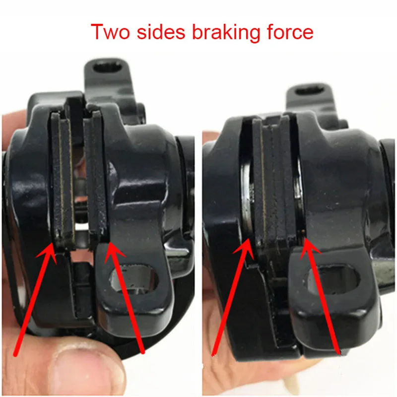 Mountain bicycle disc brake bicycle disc brake mountain bike disc brake ZOOM Bicycle Disc Brake Aluminum Alloy F160 R160 for Mountain Road MTB Bike