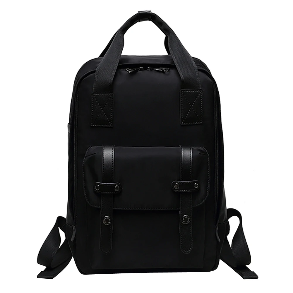 

GINGER ACTIVE Male Backpack Student Shoulder Bag Oxford Waterproof Bag Vintage Mochila Casual Rucksack
