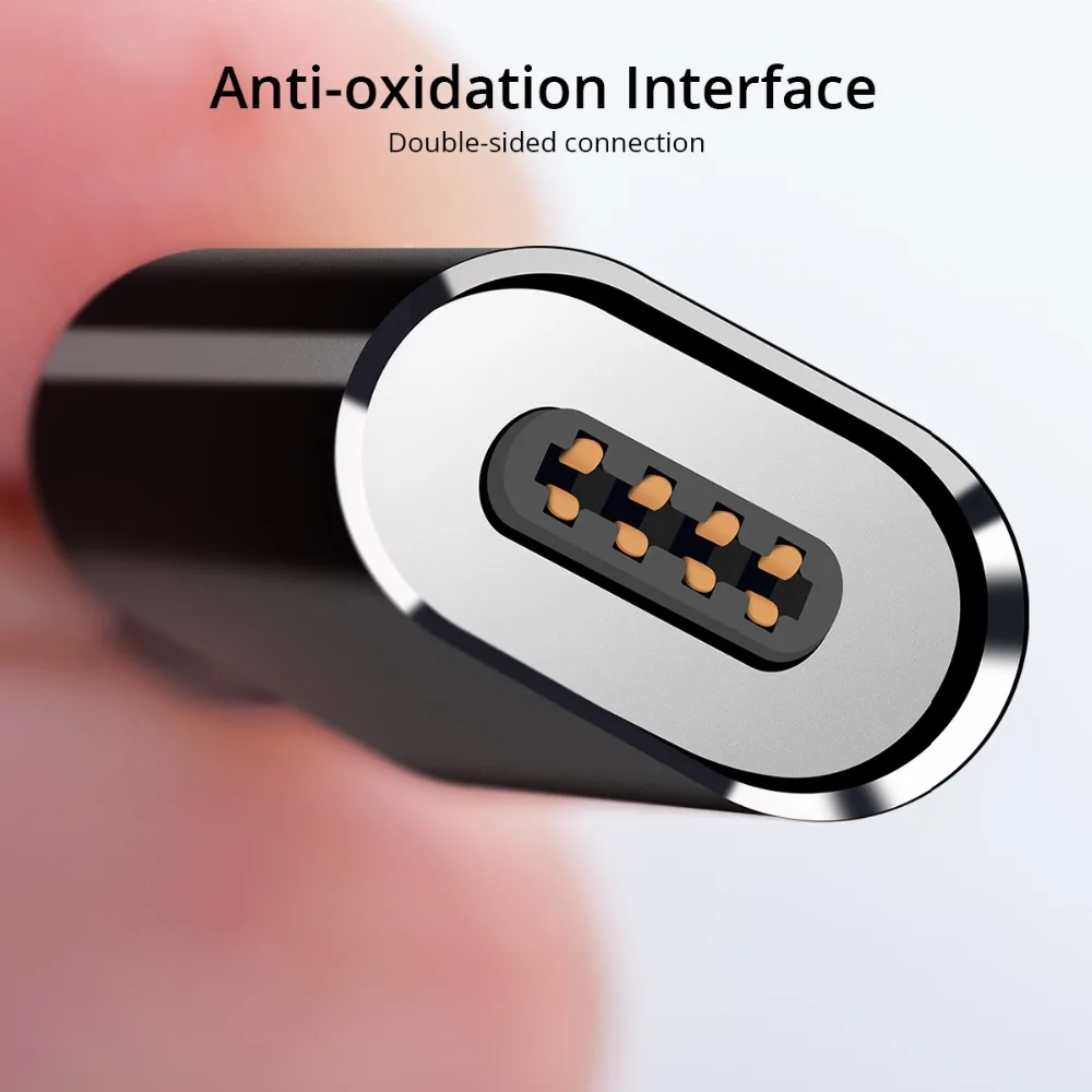 FONKEN 2 في 1 نوع-C كابل المغناطيسي كابل مايكرو USB المغناطيس كابل 2.4A الصمام شحن سريع كابل مزامنة البيانات الحبل للهاتف المحمول FONKEN 2 في 1 نوع-C كابل المغناطيسي كابل مايكرو USB المغناطيس كابل 2.4A الصمام شحن سريع كابل مزامنة البيانات الحبل للهاتف المحمول