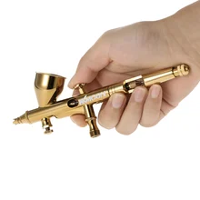 KKmoon 0,25 мм гравитационная подача двойного действия Аэрограф набор Профессиональный пистолет-распылитель Пескоструйный Аппарат для художественной живописи татуировки нейл-арта