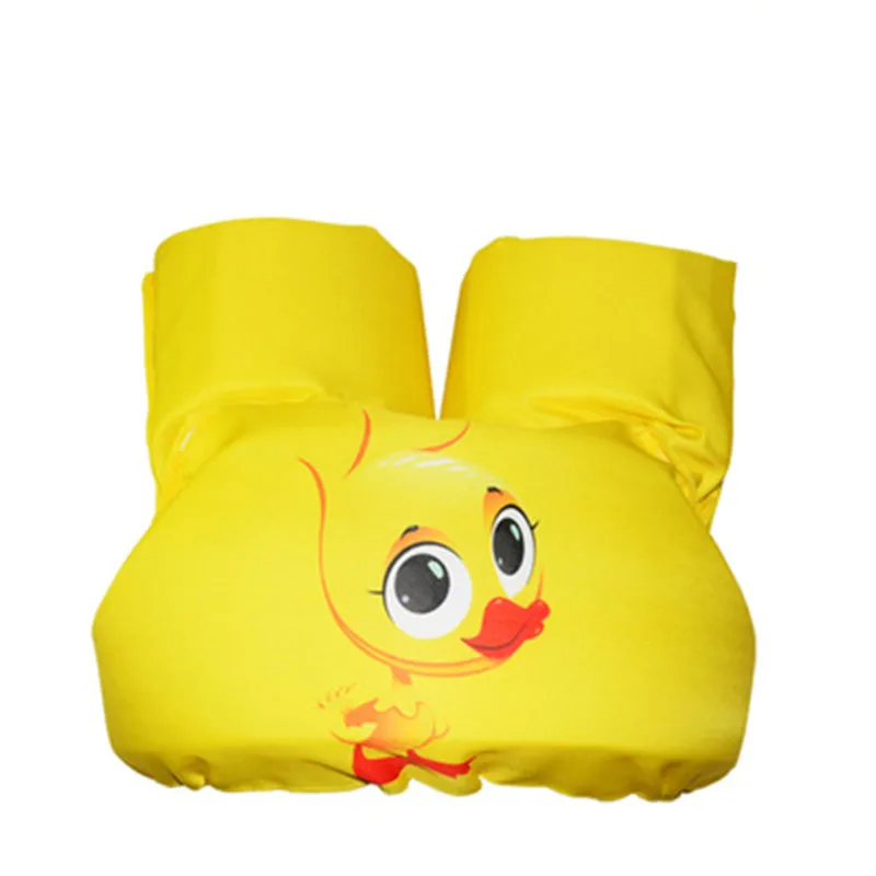 Детский спасательный круг плавательный кронштейн для малышей купание и плавание обучение детский спасательный жилет куртка купальник аксессуары для бассейна - Цвет: Little yellow duck