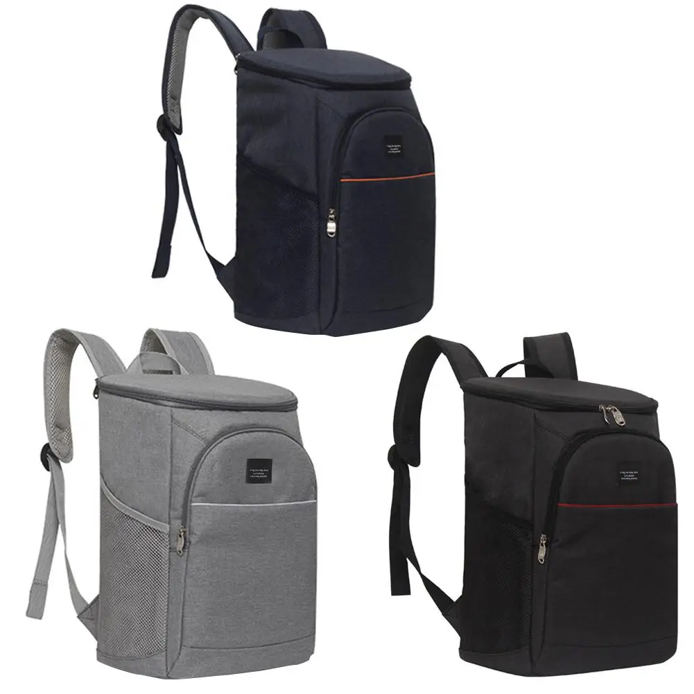 

New Style Backpack Ice Packbag Bag Large Capacity Insulated Insulation Cooler Lunch Picnic Food Storage Tote Hand Bags Red Wine