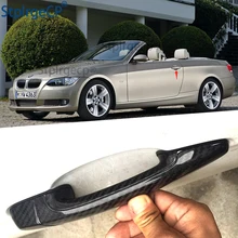 Для BMW 3 серии E90 E91 E92 E93 F30 F31 F35 2005- Аксессуары Реальные углеродного волокна авто наружная Дверная ручка Крышка