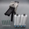 Distributeur de colle AB, pistolet de calfeutrage 1:1, avec 2 cartouches vides à double canon de 50ml et 5 buses de mélange statiques ► Photo 1/3
