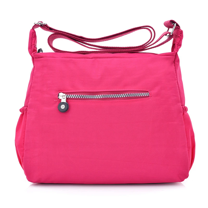  Women Nylon Shoulder Bags Female Solid Zipper Luxury Female Handag Designer Messenger Bags Summer B - 32837089603