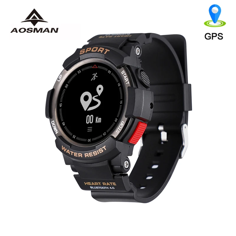AOSMAN F6 Bluetooth SmartWatch GPS IP68 50m Waterproof