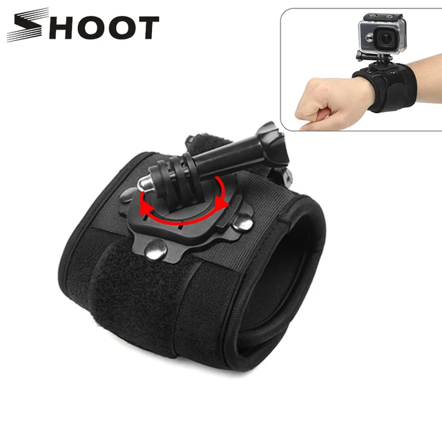 US $2.95 SHOOT 360 Degree Rotation Hand Wrist Strap for GoPro Hero 8 7 5 6 Session Xiaomi Yi 4K Lite SJ4000 