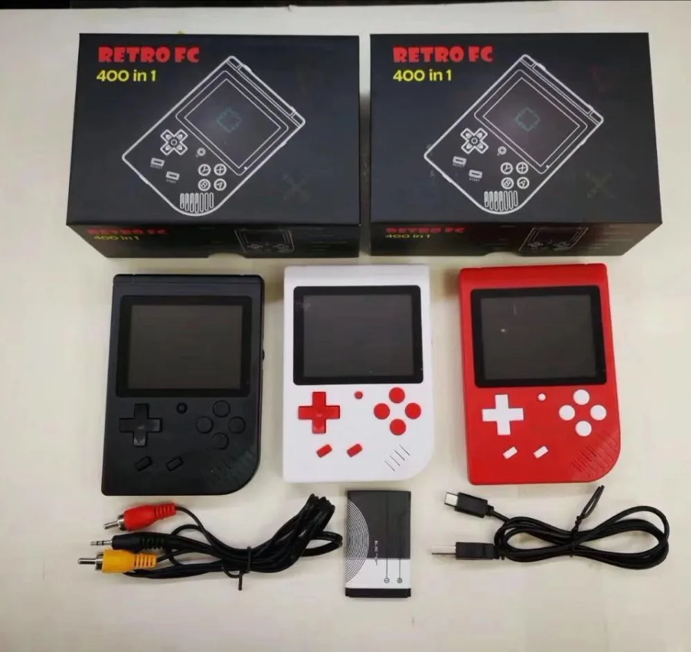 

Mini Retro TV Handheld Game Player Built-in 400 Classic FC for TV Games Portable Children's Video Game Console Gift for Kids