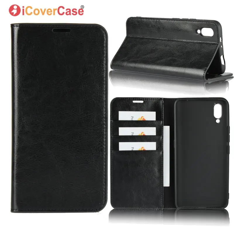 For Vivo NEX S Flip Case Wallet Luxury Business Real