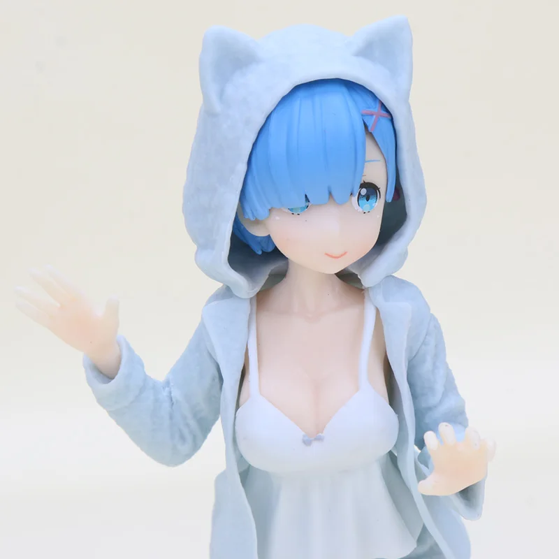 2 шт./компл. Rem фигурка Re Zero игрушка Re: Zero Hajimeru Isekai Seikatsu Ram& Rem Nyanko Mode платье Ver. ПВХ Коллекция игрушек