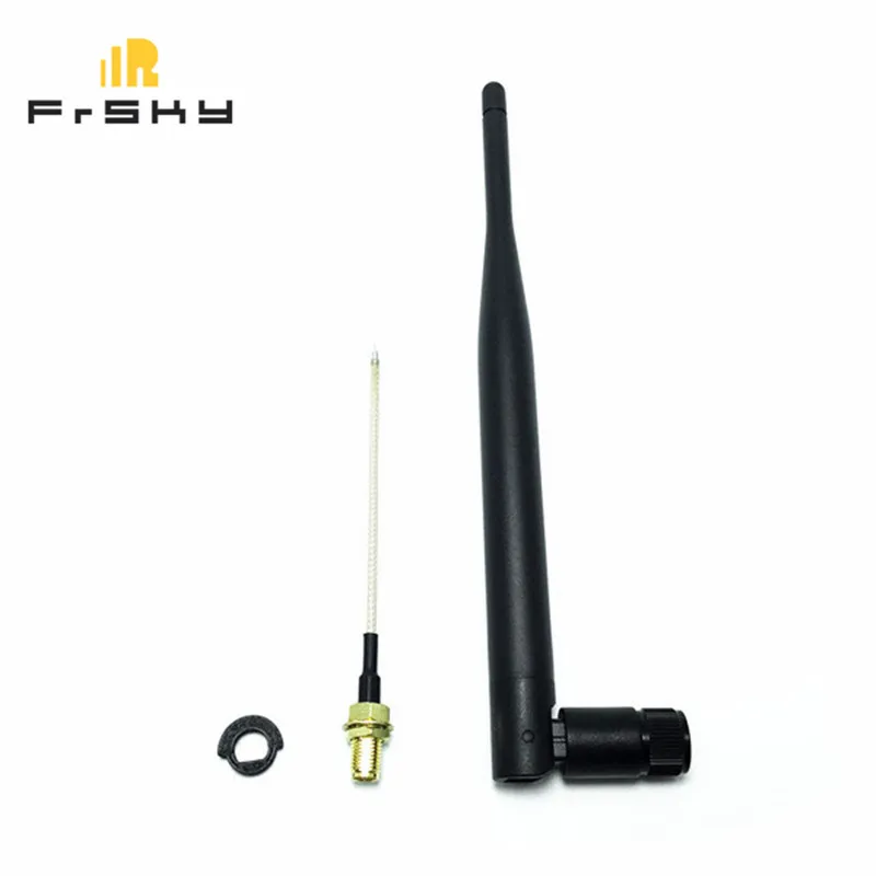 Коаксиальный РЧ-разъем 84 мм RG178 RP-SMA+ 2dBi/5dBi антенна+ адаптер для дрона с дистанционным управлением FrSky QX7/QX7S передачи модель приемника Запчасти Аксессуары